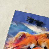 ゴールデンガールチャウ ビーチタオル (インサイチュ)