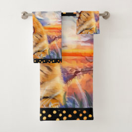 ゴールデンガールバスルーム用タオルセット バスタオルセット