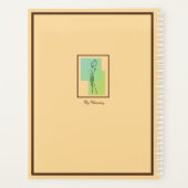 ゴールデンガールモダンファッションエレガントヴィンテージ#2 プランナー手帳 (裏面)