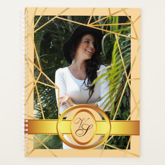 ゴールデンガールモダンファッションエレガントヴィンテージ#2 プランナー手帳 (正面)