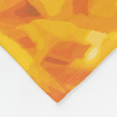 ゴールデンキク花束毛布 フリースブランケット (角)