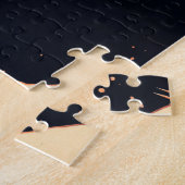 ゴールデンキジヴィンテージバ日本のードウッドブロックPr ジグソーパズル (側面)