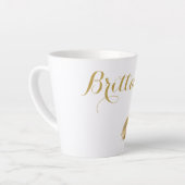 ゴールデンキススファンシークリプト カフェラテマグ (左アングル)