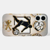 "ゴールデンキックオフ" Case-Mate iPhoneケース (裏面 (横))