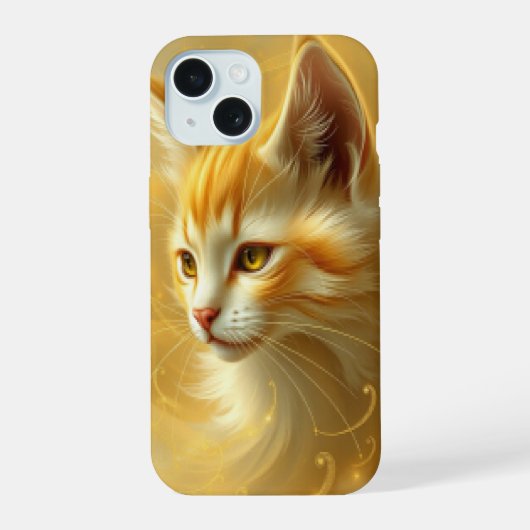 ゴールデンキャット iPhone 15ケース (裏面)