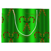 ゴールデンキャンディカーヌエバーグリーンエレガンスクリスマス ラージペーパーバッグ (裏面)