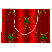 ゴールデンキャンディキャンズレッドクリスマス ラージペーパーバッグ (正面)