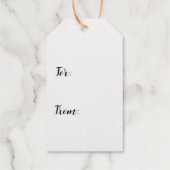 ゴールデンキャンディクリスマスレッドアンブレラ ギフトタグ (裏面)