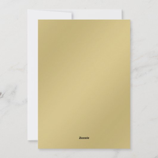 ゴールデンキャンドルホリデークリスマスカード シーズンカード (裏面)