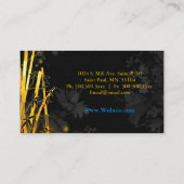 ゴールデンキラキラ輝くバンボスブラック 名刺 (裏面)