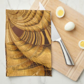 ゴールデンキラフェアートプリント キッチンタオル (四つ折り)