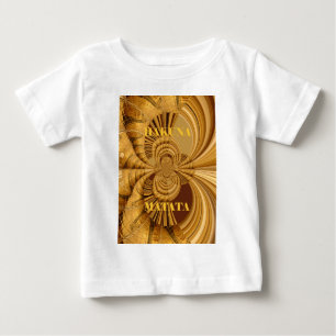 ゴールデンキラフェアートプリント ベビーTシャツ