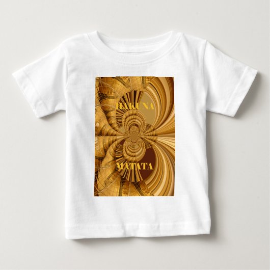 ゴールデンキラフェアートプリント ベビーTシャツ (正面)