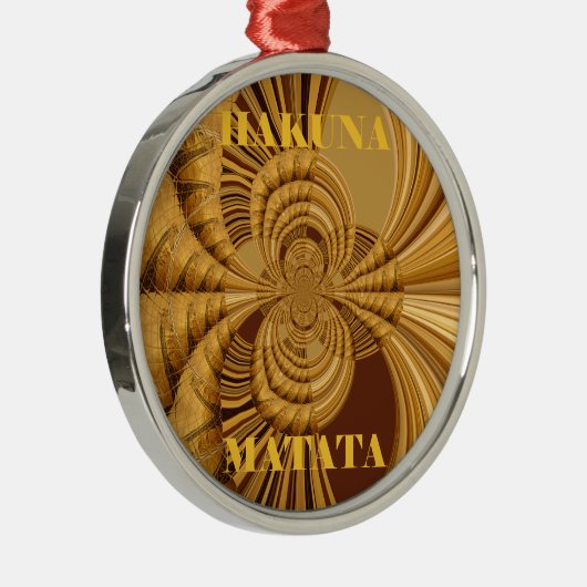 ゴールデンキラフェアートプリント メタルオーナメント (右)