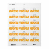 ゴールデンキリンのファーパターン ラベル (フルシート)