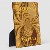 ゴールデンキリンアートプリント フォトプラーク (側面)