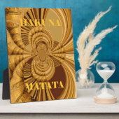 ゴールデンキリンアートプリント フォトプラーク (側面)