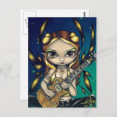 『ゴールデンギターフェアリー』はがき ポストカード (正面/裏面)