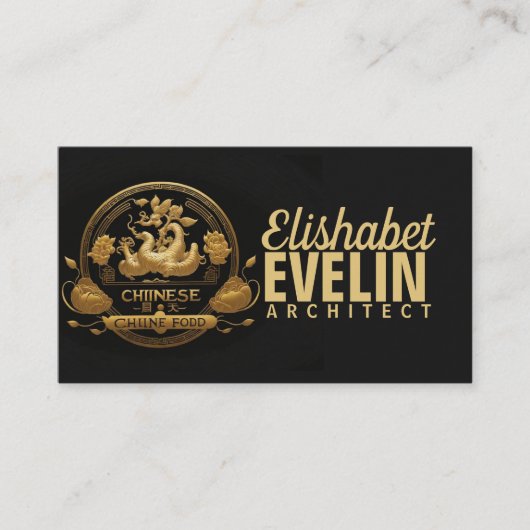 ゴールデンギナン中国のフュージョン 名刺 (正面)