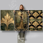 ゴールデンギャツビー時間アールデコヘビーウェイトデコップス ラッピングペーパーシート