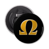 ゴールデンギリシャのオメガ – 抵抗のシンボル 栓抜き (正面)