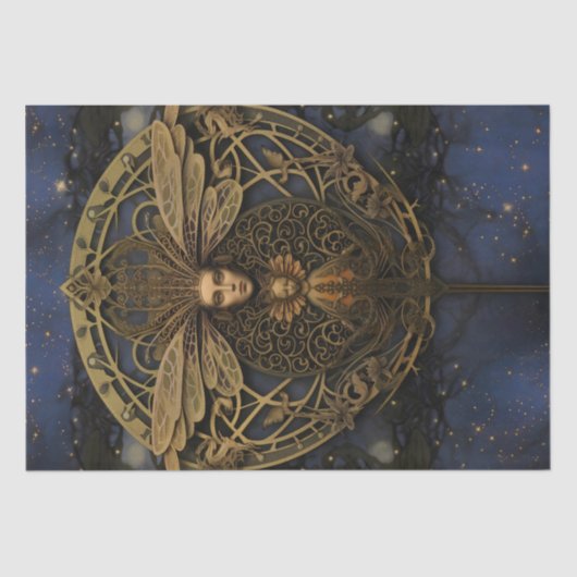 ゴールデンクイーンビースティームパンクアールヌーボー 薄葉紙 (正面)