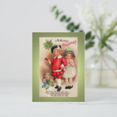 ゴールデンクビクトリアンリスマスポストカードの再発行 シーズンポストカード (スタンド正面)