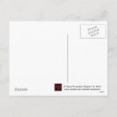 ゴールデンクビクトリアンリスマスポストカードの再発行 シーズンポストカード (裏面)