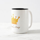 ゴールデンクラウンツートーンコーヒーマグ ツートーンマグカップ (正面右)