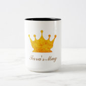 ゴールデンクラウンツートーンコーヒーマグ ツートーンマグカップ (中央)