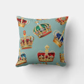 ゴールデンクラウンバロックファッションテクスチャ クッション (裏面)