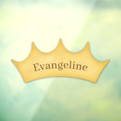 ゴールデンクラウンフェアリータレキッズ&子供部屋パーソナライズされた ウィンドウサイン (シート3)