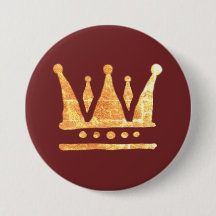 ゴールデンクラウンラウンドバッジ