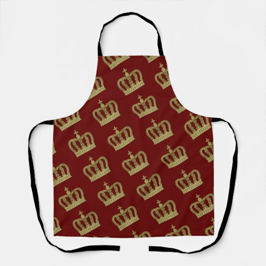 ゴールデンクラウンラグジュアリー王室の2 エプロン (正面)