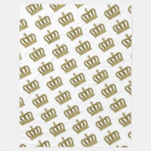 ゴールデンクラウンラグジュアリー王室の2 フリースブランケット (正面)