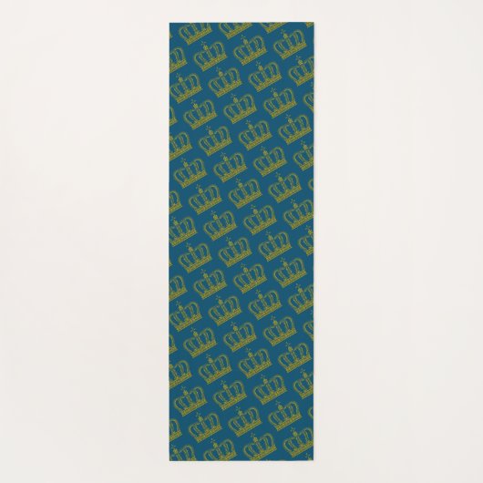 ゴールデンクラウンラグジュアリー王室の ヨガマット (裏面)