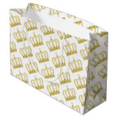 ゴールデンクラウンラグジュアリ王室のー ラージペーパーバッグ (裏面アングル)