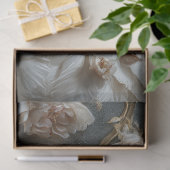 ゴールデンクラウン付き花模様切り離し 薄葉紙 (ギフト)