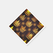 ゴールデンクラウン模様 スタンダードカクテルナプキン (角)