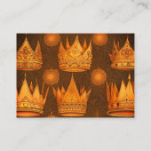 ゴールデンクラウン模様 名刺 (裏面)