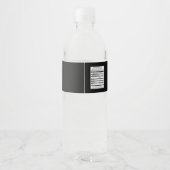 ゴールデンクラウン男の赤ちゃんシャワー水 – ボトルラベル ペットボトルラベル (裏面)