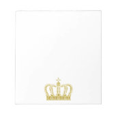 ゴールデンクラウン+あなたのアイディア ノートパッド (正面)