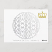 ゴールデンクラウン+テキストとイメージ ポストカード (裏面)