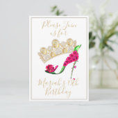 ゴールデンクラウン、フローラ妖精ハイヒールシューズ 招待状 (スタンド正面)