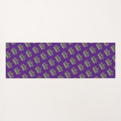 ゴールデンクラウン – ラグジュアリー王室の5 ヨガマット (裏面(横))