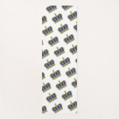 ゴールデンクラウン – ラグジュアリー王室の5 ヨガマット (正面)