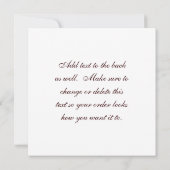 ゴールデンクラウン 招待状 (裏面)