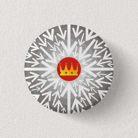 ゴールデンクラウン 缶バッジ (正面)