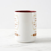 ゴールデンクラシック先生感謝2トーンコーヒー ツートーンマグカップ (中央)