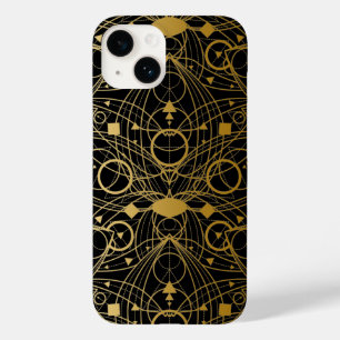 ゴールデンクラスロータスラインアートブラック Case-Mate iPhone 14ケース